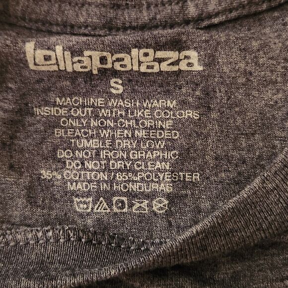 Lollapalooza 2022 UFO Chicago Skyline Grey Graphic Tee, Perfect, Lolla, Sz S - Picture 5 of 7